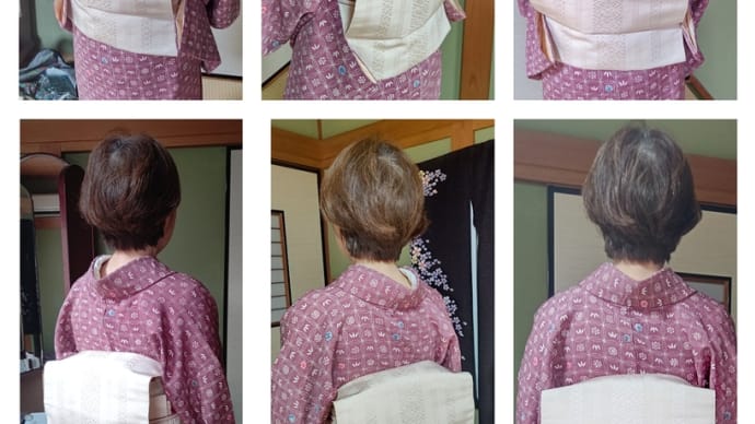 令和5年6月21日出張着付けは和泉市、喪服の着付け2名でした。 担当は(坂本・一宮)