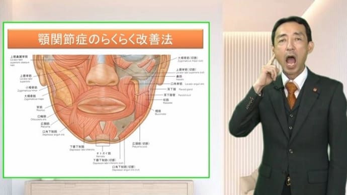 緩消法 顎関節症、首の痛み 動画メモ