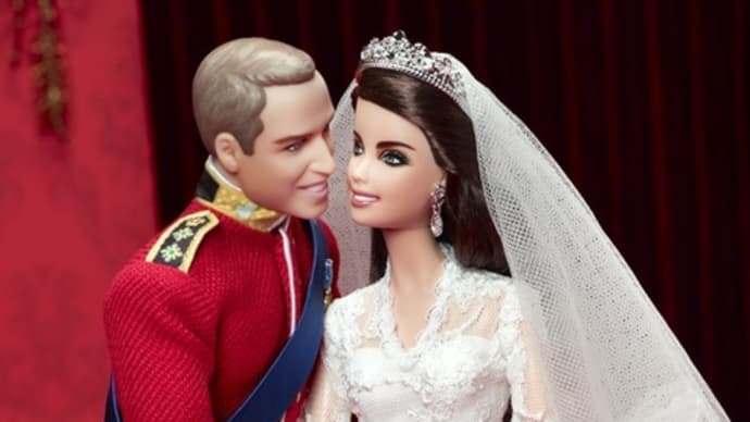 ケンブリッジ公爵夫妻バービー人形コレクション