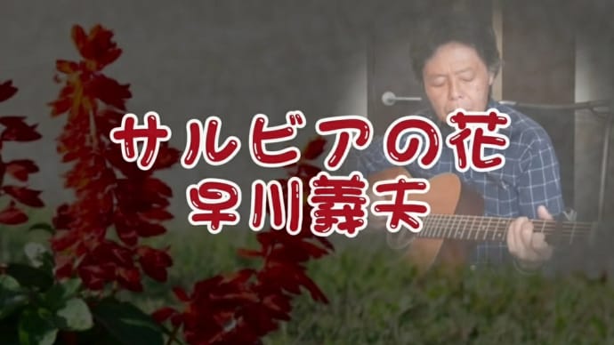 【サルビアの花】唄ってみました。