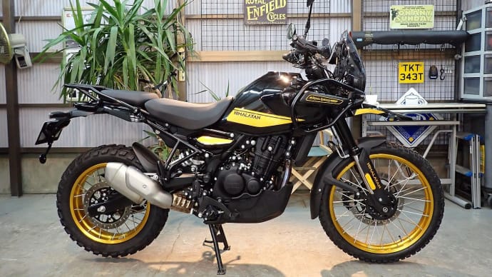 ROYAL ENFIELD HIMALAYAN 450 OKB仕様 チョッと辛口の仕様がイカしてる!