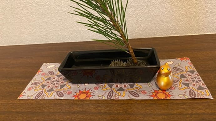 今年初の家ミシン