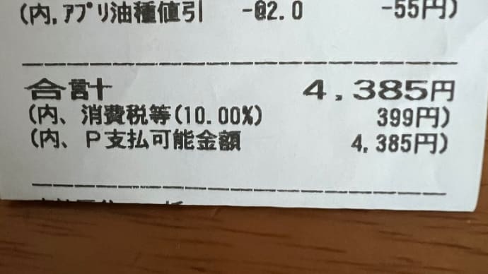 往復の消費ガソリンについて