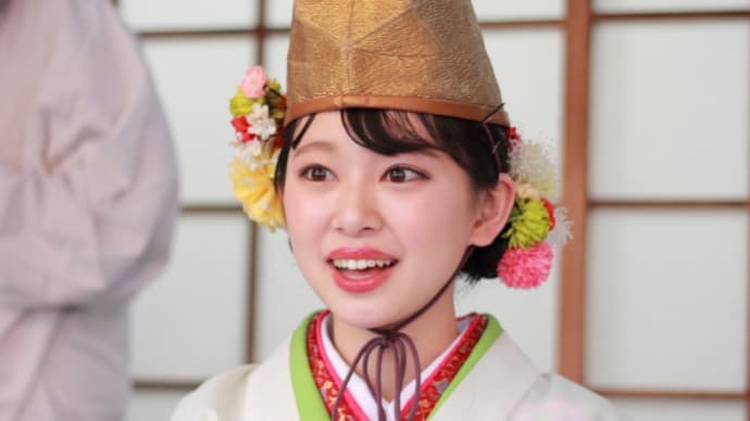 今宮戎神社2020えべっさん「福娘」画像 令和2年十日戎 福むすめ&ゑびすむすめ 福娘代表 越智萌日さん