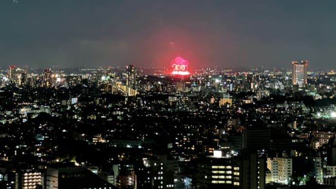 花火大会〜ベランダから