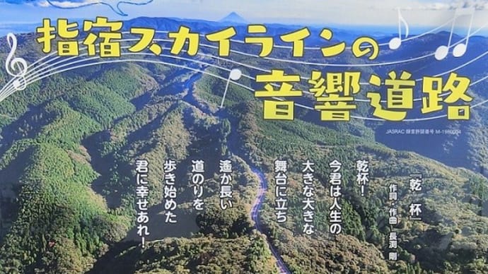 指宿スカイラインの音響道路♫