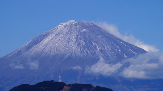 撮り初めはさった峠からの富士山