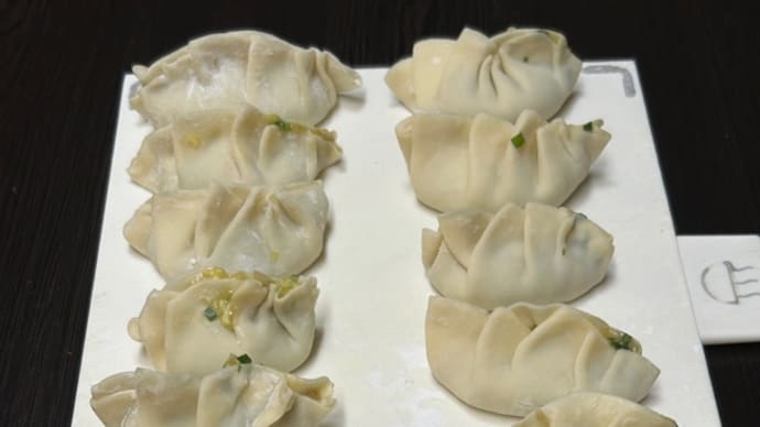 中力粉で手作り餃子を作ってみた