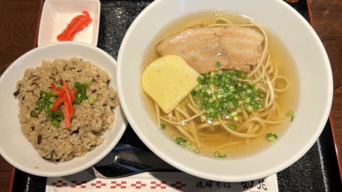 琉球そば 知花 / 前橋市 - 三枚肉そば、ジューシー - うまやばし