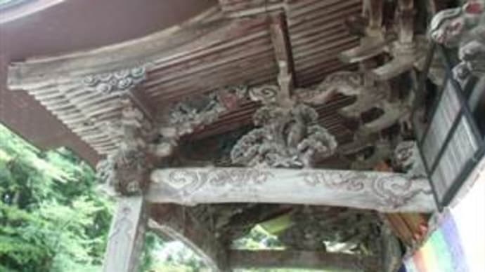 如法寺の隠れ三猿:寺社彫刻 in 福島県西会津町野沢