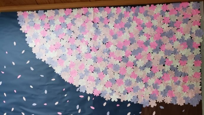 春の工作~夜桜~