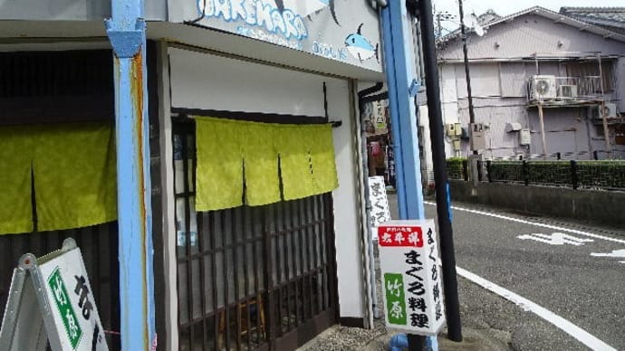 南紀勝浦で生マグロ