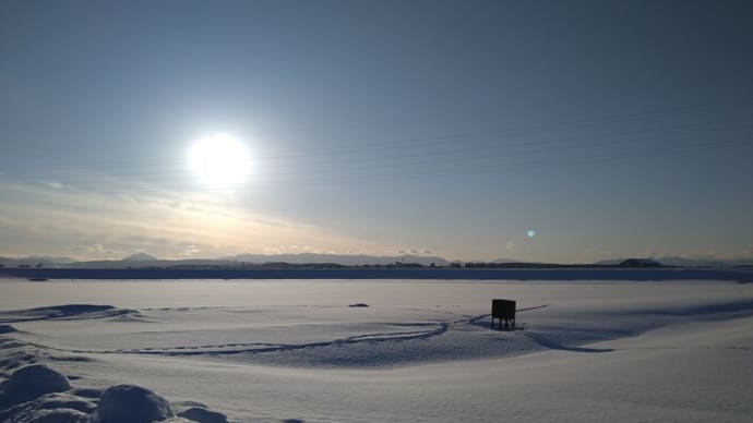 美しい雪原…でも雪は