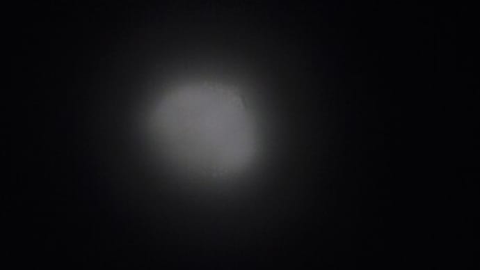 雲の中の月をみつけたっ!!!