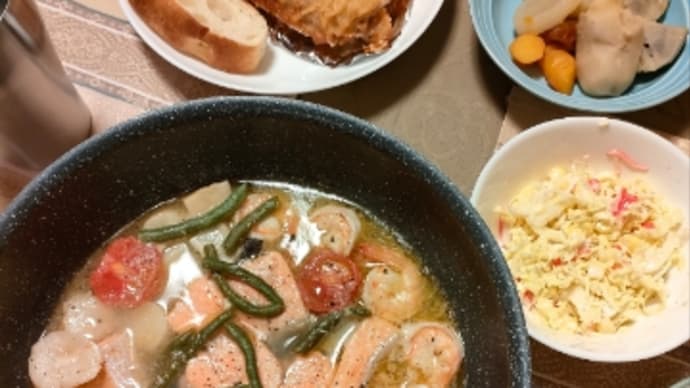 昨日はアクアパッツァでした。