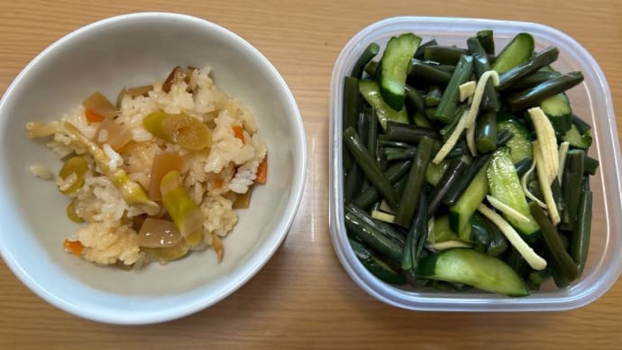 今日の夕飯