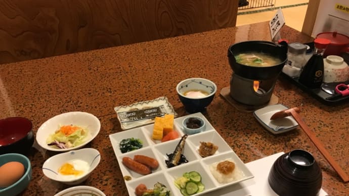 塩原温泉郷 元湯温泉 ゑびすや(宿泊)〜朝ご飯