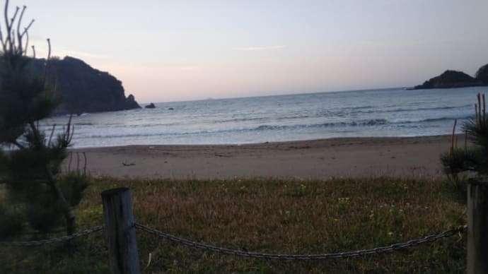 4月23日おはようございます。今日の海です。