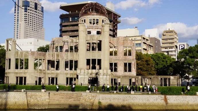 広島で、原爆ドームを見て講演会　旅の記録⑫　(20231005ー③）