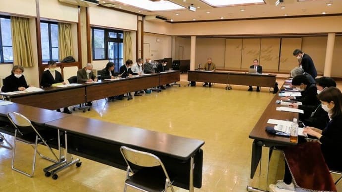 簡易水道有収率対策プロジェクト会議&区長会議&下生坂上空からの風景