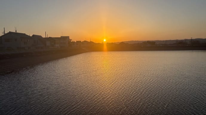 夕方散歩