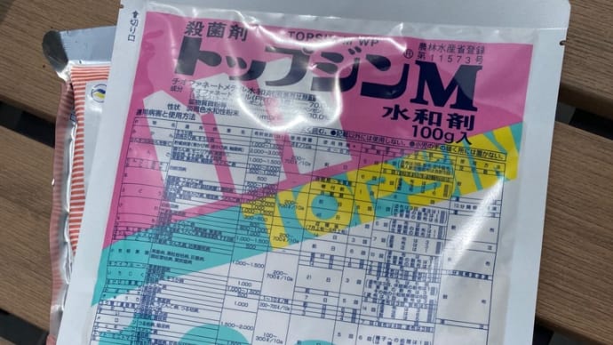 9月 ナスに薬剤散布