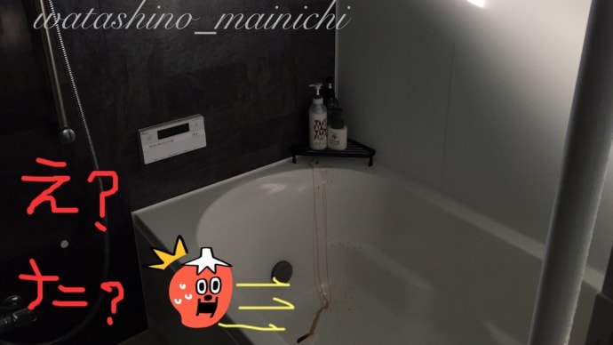 いやぁ〜 (-。-; 驚きました〜 💧ち? チ? 血ぃ〜?