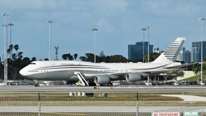 カタールの航空機 米政府が受領 新たなエアフォースワン候補に