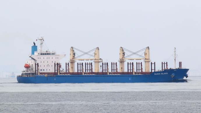 ばら積み貨物船 「 IKUCHI ISLAND 」( SGP / LEGEND STAR SHIPPING )2023年6月 観音崎