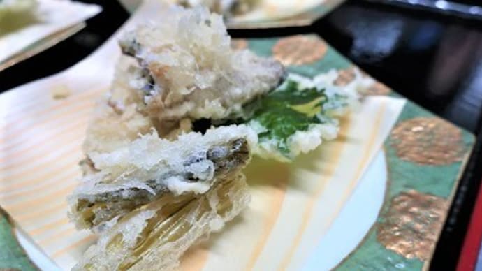 №1676 野沢菜の天ぷら・・・!