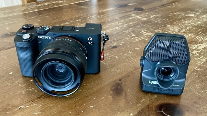 Sony一眼カメラとZoomビデオレコーダーを買いました
