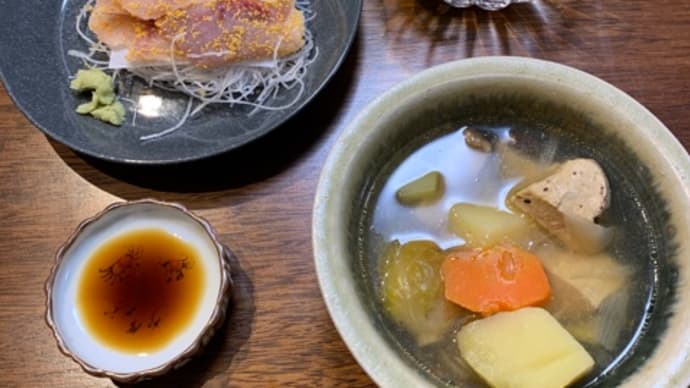 野菜と魚の夜食