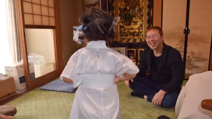 孫の七五三。