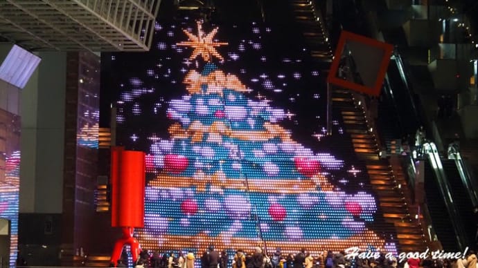 京都駅のXmas 京都タワーが・・・