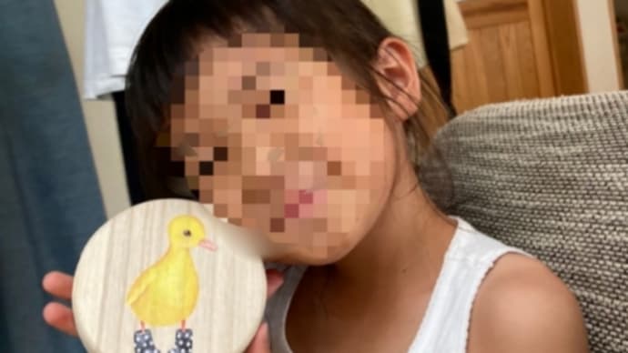孫娘に乳歯ケースを送りました