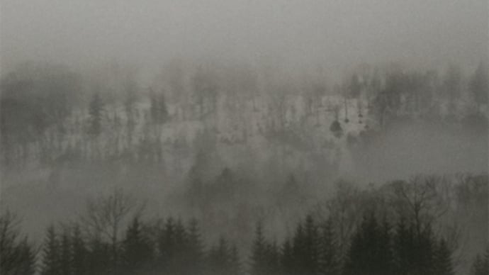 ニセコの霧が・・