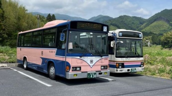 岡山のバス（中鉄バス旧塗装車）