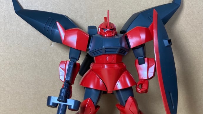 ⑤ガンプラ HGUC 1/144 ゲルググ ウェルテクス 組立中です!