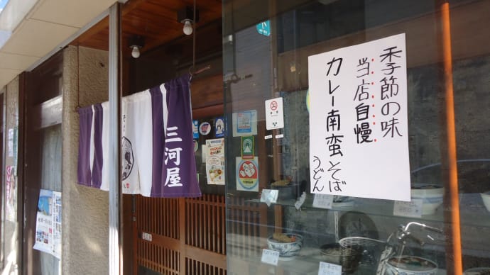 季節の味、カレー南蛮そばうどん
