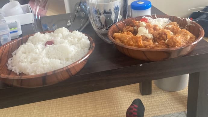 今日のお昼ご飯です。
