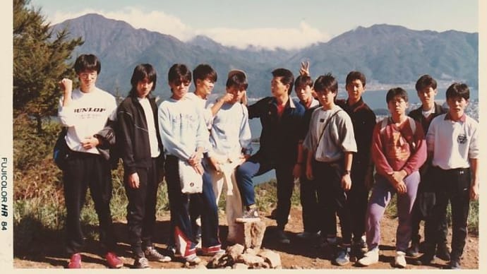 高校時代の修学旅行の写真です k-hashii-japan 2024年8月9日