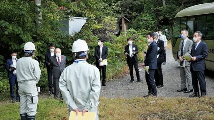 全国治水砂防協会北陸信越地区支部長・参与視察研修