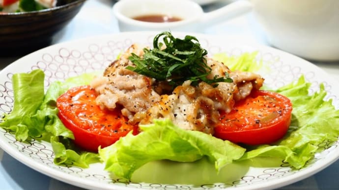 20分レシピ♪トマトと豚肉のソテー♪