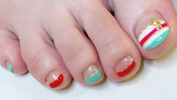 フットネイル:マリンネイル