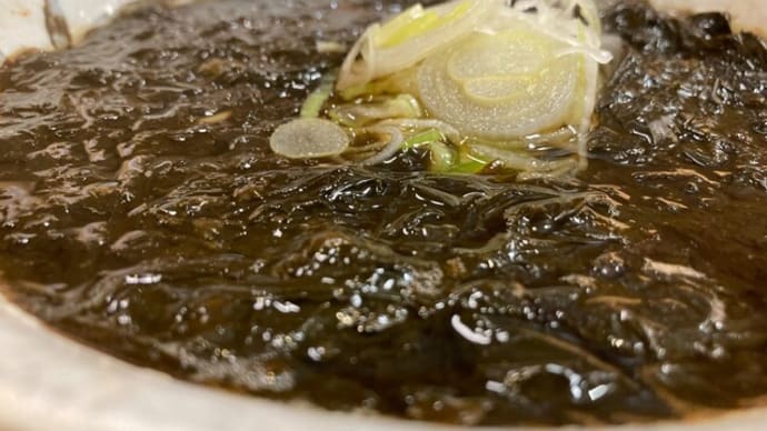 最強のトッピング / Deluxe "raw seaweed soba"