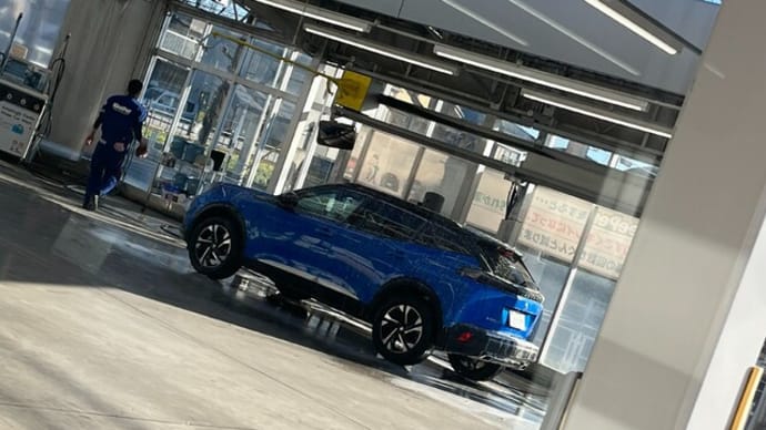 純水手洗い洗車の予約@クルマ (;´;3;)