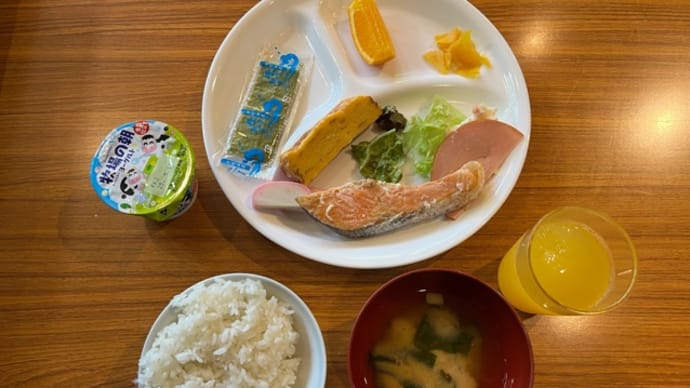 Xコース合宿【桐花園】2日目 朝食