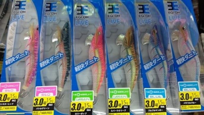 エギ王ライブネオンブライト3号・他