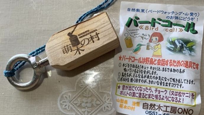 『バードコール』で小鳥と友だちになれるかな?