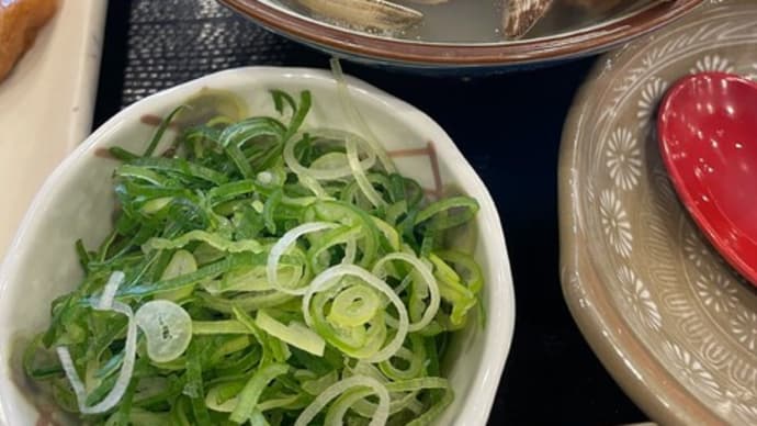 丸亀製麺の山盛りあさりうどん(並)
